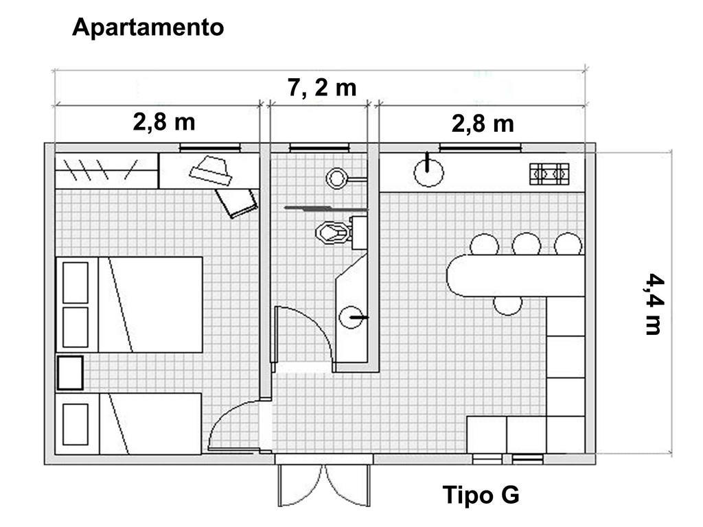 Apartamento de 2 Quartos